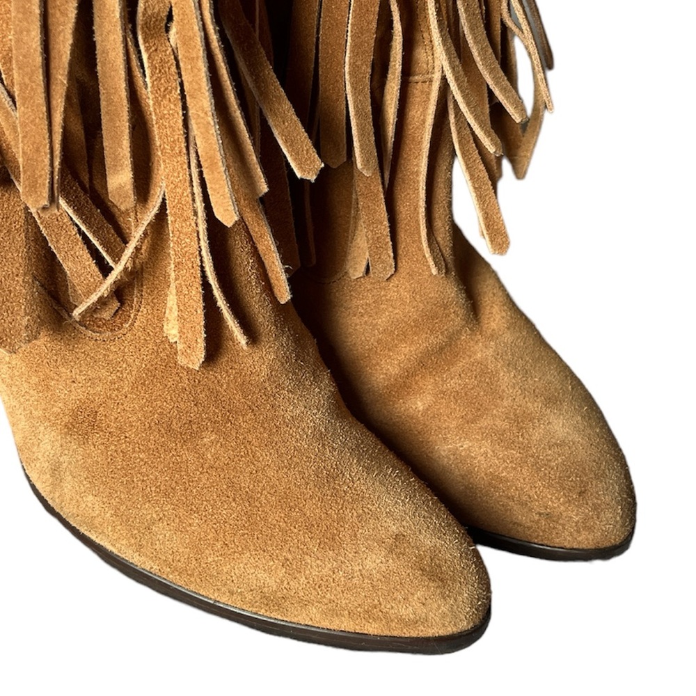 Meda genuine leather fringe western boots size 7US - Picture 6 of 11